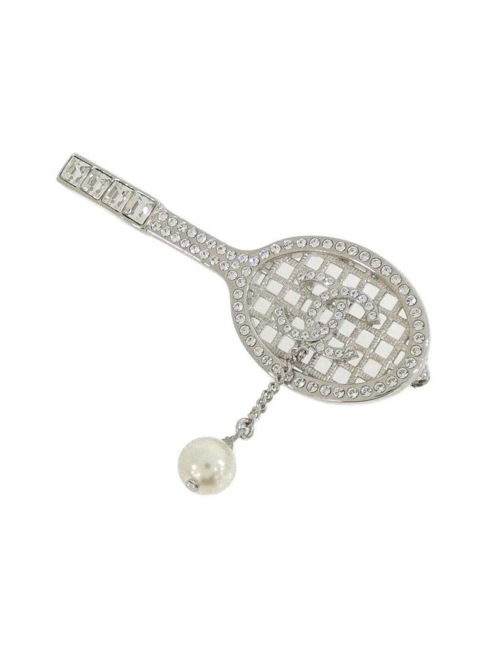 Chanel Brooch Silver-Tone Metal #371513C91B